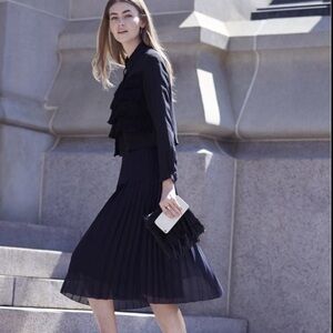 Rebecca Taylor Black A-Line Skirt